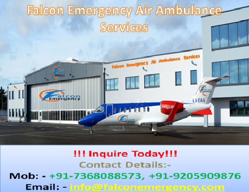 Falcon Emergency Air Ambulance Service in Ranchi